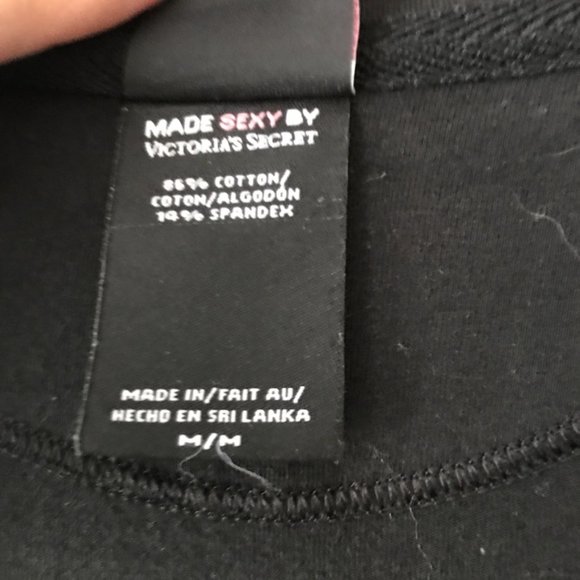 Victoria's Secret VSX SPORT MEDIUM full zip Jacket black long sleeve M - Picture 9 of 11